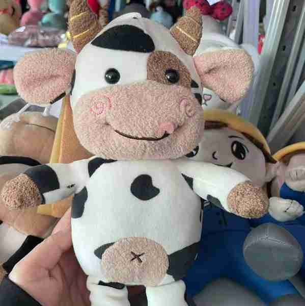 Custom cow plush toy